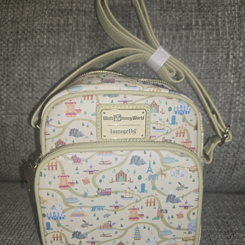 Loungefly Disney World Cream and Tan Backpack